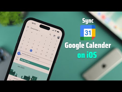 How to Sync Google Calendar on iPhone!