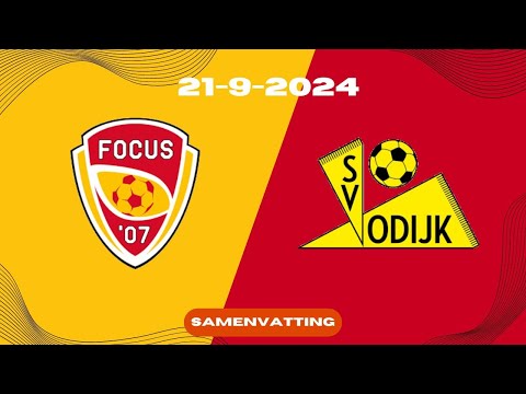 Wie begint het seizoen goed? | Focus'07 1 - SV Odijk 1 | Samenvatting