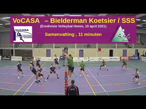 2021-04-10 VoCASA - SSS (samenvatting, 11 min) Eredivisie Heren Volleybal