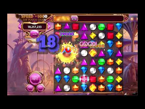 Bejeweled 3 - Lightning 50,791,200 @ x44 [World Record - No Major Glitches]