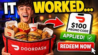 INSANE Doordash Promo Code 2026 ✅ Get $100 Coupon Codes for Doordash (FREE FOOD!)