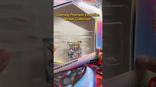 Final day of Opening Prismatic Evolution Binder Collection #pokemon #pokemoncardsopening #pokemontcg