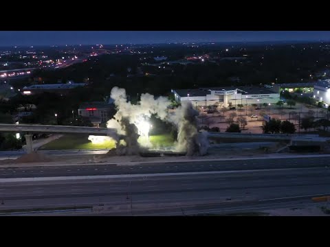 I-35 to US 183 flyover blown up as TxDOT begins new improvement project