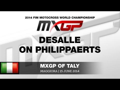 MXGP of Italy 2014 Desalle On Philippaerts - Motocross