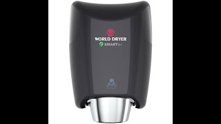 World Dryer SMARTdri nagy teljesítményű, vandálbiztos kézszárító