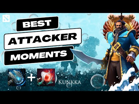 KUNKKA ATTACKER VIA METEOR HAMMER | PRO DOTA 2 BEST MOMENTS