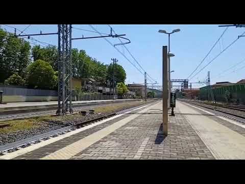 Treni merci in transito alla stazione di Monterotondo