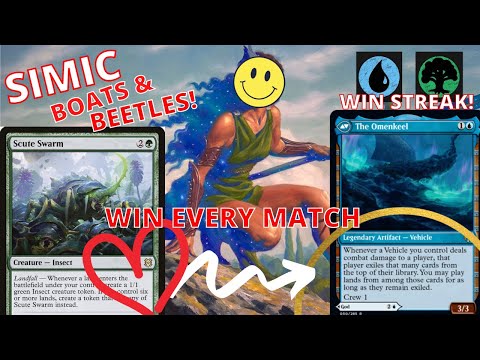 Simic Boats & Beetles! MTG Standard Deck - Renata/Vorinclex/Scute Swarm! The Omenkeel Ramp is REAL!
