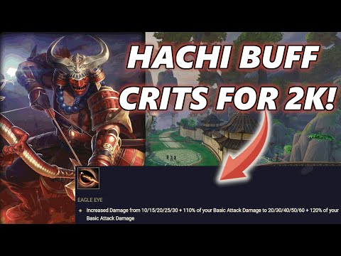HACHI BUFF ALLOWS 2K CRITS ON HIM! - Season 10 PTS Custom 1v1 Duel - SMITE