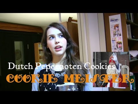 クッキーマイスター Dutch Pepernoten Cookies ft Stefanie Joosten The Cookie Meister