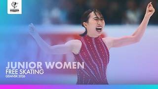 Junior Women Free Skating | Gdańsk 2026