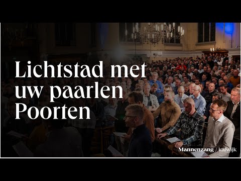 Lichtstad met uw paarlen Poorten  | 1700 mannen zingen | Katwijk aan Zee