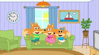 Fox Family and Friends cartoon for kids #724