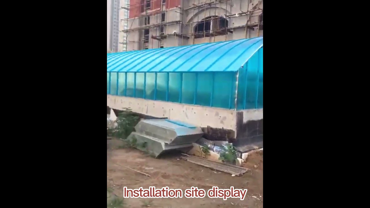 Polycarbonate Multiwall U Lock Pc Hollow Panel For Roof System#plastic #polycarbonate