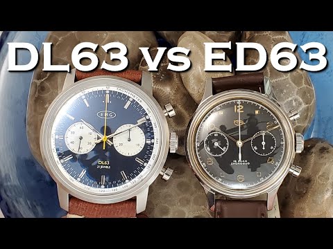 EMG DL63 vs HKED ED63 - Mechanical Chronographs With Similarities