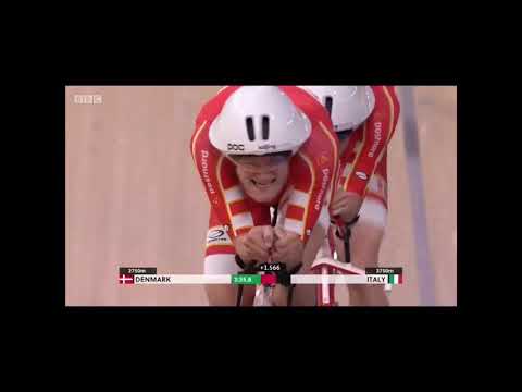 World Record 4km Team Pursuit 2020 Berlin 3.46 Danes smash the Velodrome