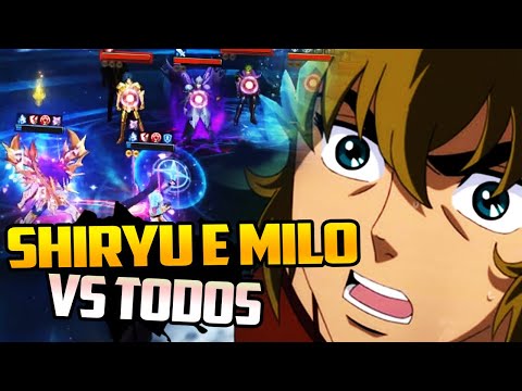 QUE LUTA SURREAL! entra meta, sai meta e essa dupla AINDA É PERFEITA! | Saint Seiya Awakening