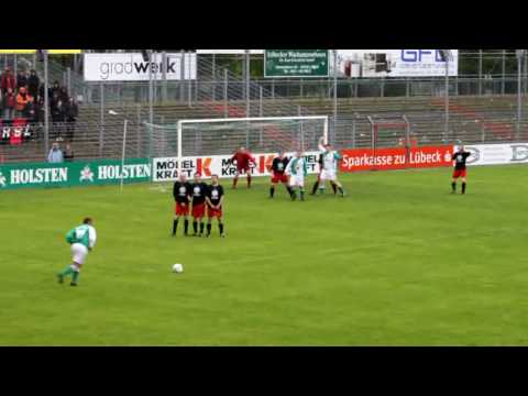 Freistoß der 3. Herren gg. Roter Stern Lübeck