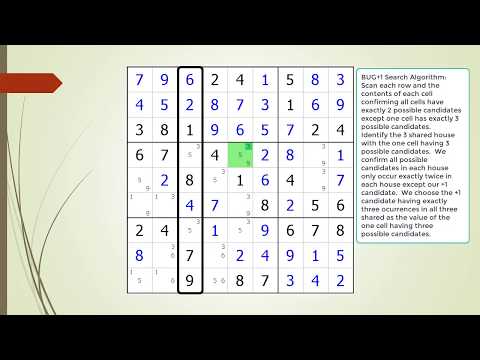 dxSudoku #44 BUG+1 Puzzle Solving Technique