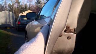 Repairing a stuck latch on a car door