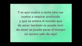 Vuelvo a verte - Malú (Letra)