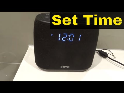 How To Set Time On Ihome Alarm Clock-Full Tutorial