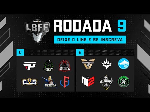 LBFF 6 Série B - Rodada 9 - Grupos C e E | Free Fire