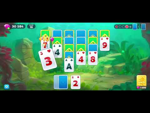 Fishdom solitaire gameplay level 16