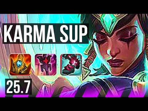 KARMA & Ezreal vs TAHM KENCH & Lucian (SUP) | KR Master | 25.7