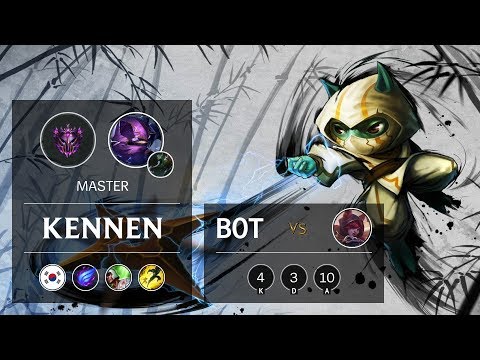 Kennen Bot vs Xayah - KR Master Patch 9.23