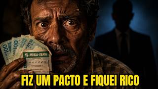 FIZ UM PACTO ANTES DE COMPRAR O BILHETE E GANHEI MILHÕES — MAS O PREÇO ME ASSOMBRA ATÉ HOJE