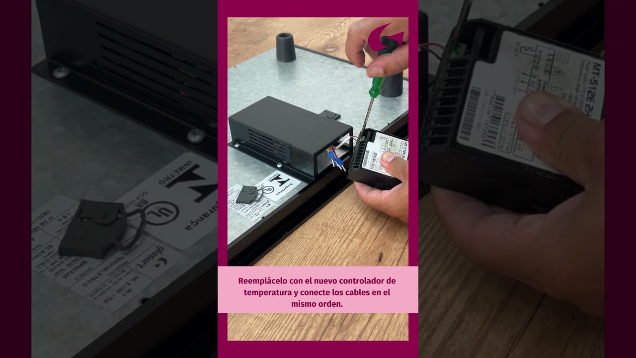 Cambio NUEVO modelo de controlador de temperatura por Vidrio Termoeléctrico sobremontable   Asistenc