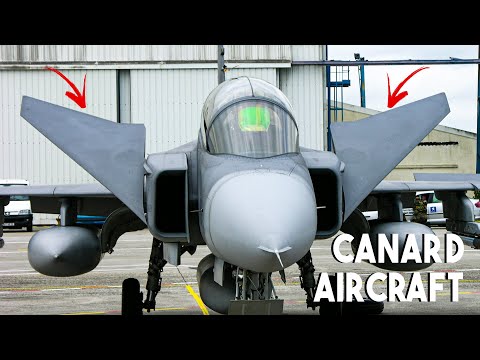 How are canards capable of preventing a fighter jet from stalling?