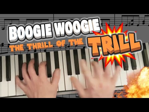 WOW! How to Play Boogie Woogie Piano Tremolos and Trills ! Tutorial Music Lesson