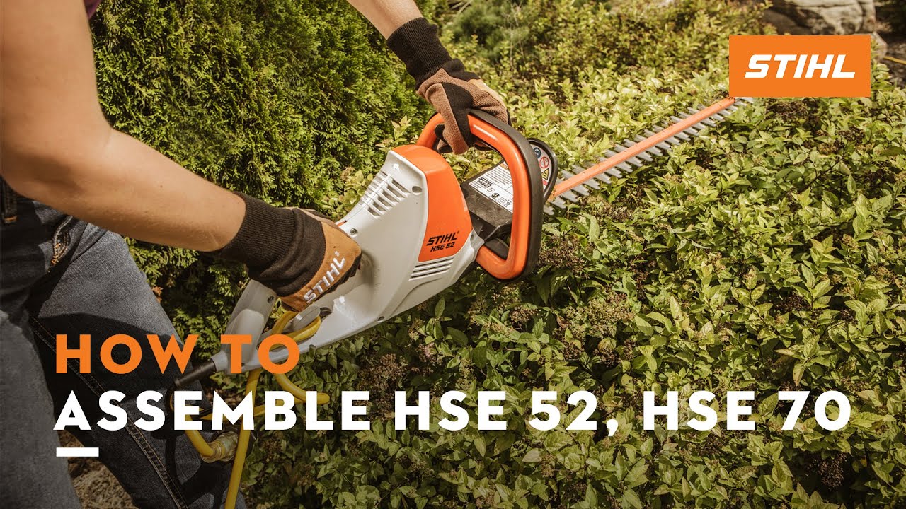 How to Assemble: HSE 52 & HSE 70 | STIHL Tutorial