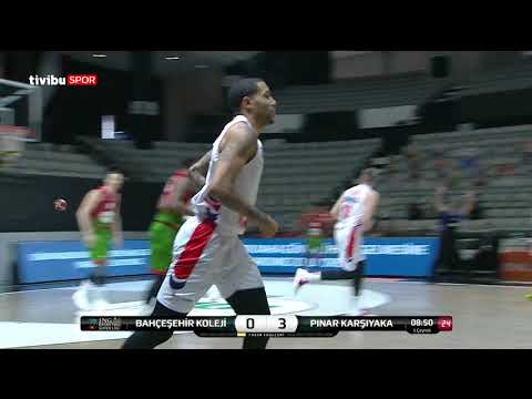 Maç Özeti:Bahçeşehir Koleji - Pınar Karşıyaka 22.Hafta Maç Özeti