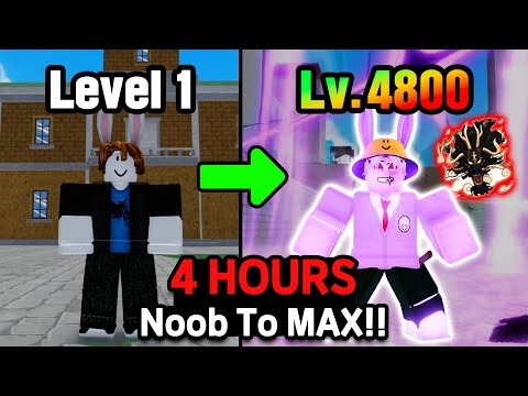King Legacy Noob To Max in Just 4 hours! [World Record]