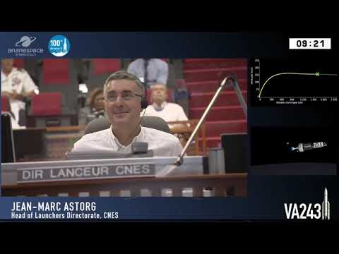 100th Ariane 5 Rocket Launch - Intelsat 38 & Horizons 3e (VA243)