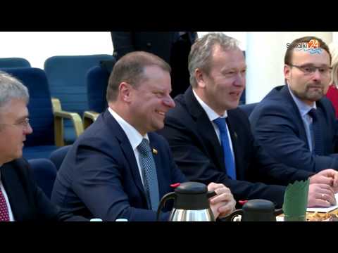 Premier Litwy u prezydenta Suwałk Premier Litwy u prezydenta Suwałk
