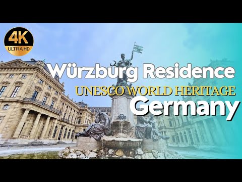 Tour pela Praça da Residência de Würzburg e Jardins da Corte || Residenz Würzburg, Alemanha 🇩🇪