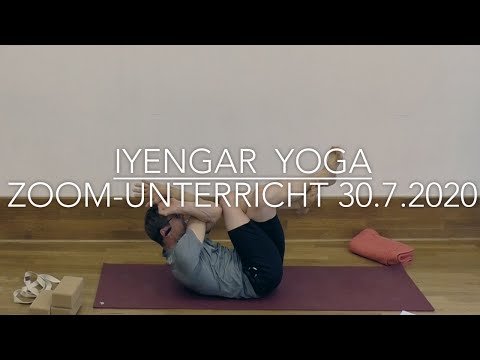 Iyengar Yoga, Zoom Klasse vom 30.07.2020