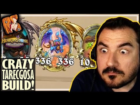 9 TARECGOSA BUILD IS CRAZY! - Hearthstone Battlegrounds