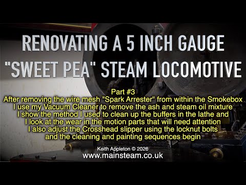 RENOVATING A SWEET PEA LOCOMOTIVE BUILT IN 1987 - PART #3