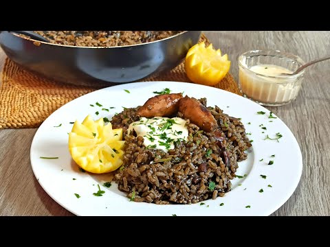 🍚🦑 El arroz negro mas fácil del mundo en unos minutos 😋 | El Dulce Paladar