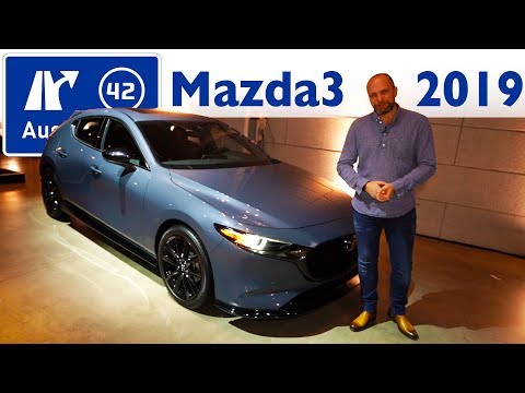 2019 Mazda3 Fünftürer und Fastback von Mazda - Weltpremiere, Sitzprobe, kein Test