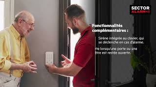 Clavier et badges Sector Alarm
