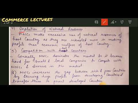 reasons for growth of multinational corporations mnc business organisation and management bcom