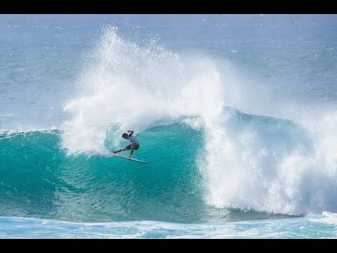 五十嵐カノアがビッグスウェルで9.77ptをスコアしベスト8進出！CT第2戦『ハーレープロサンセットビーチ』2日目