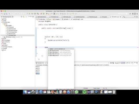 For / while Schleifen (Anfänger) Java