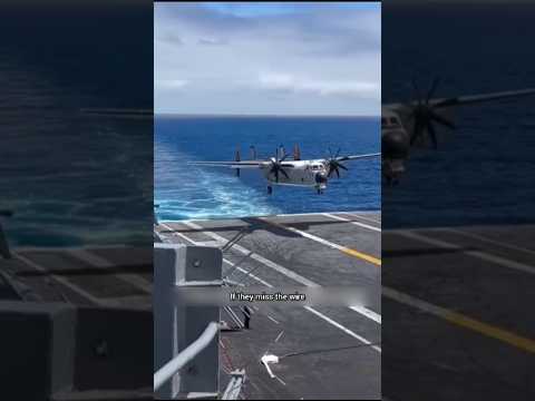 Why Jets Accelerate Instead of Braking on Aircraft Carriers? #usnavy #fighterjet